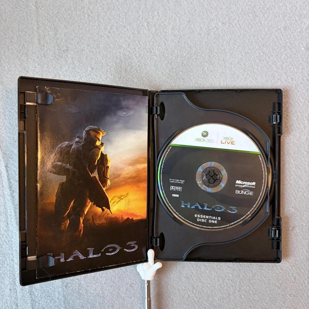 Halo 3 Essentials Xbox 360 Bonus Discs Bungie Microsoft Master Chief 2007 NTSC